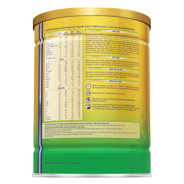 Sữa Enfagrow A+ số 4 830g (2-6 tuổi)