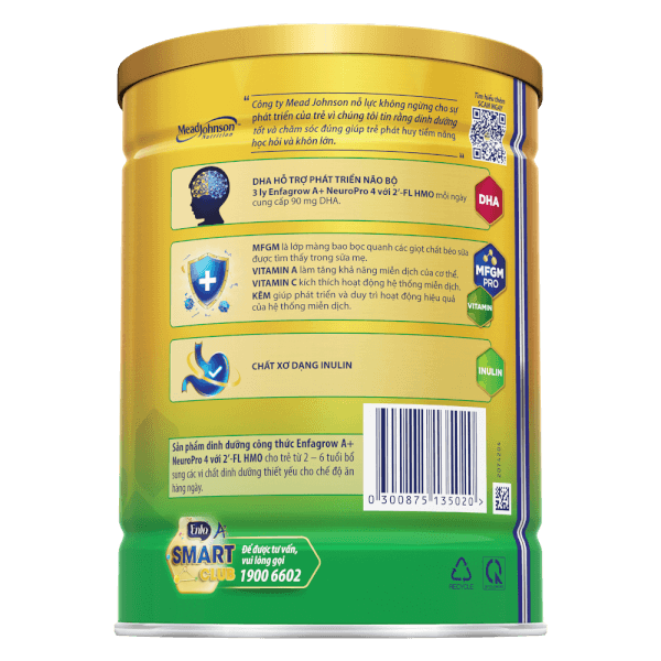 Sữa Enfagrow A+ số 4 830g (2-6 tuổi)