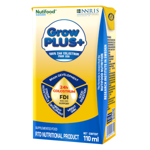 Sữa GrowPLUS+ Sữa non Vàng 2+ 110ml (lốc 4 hộp)